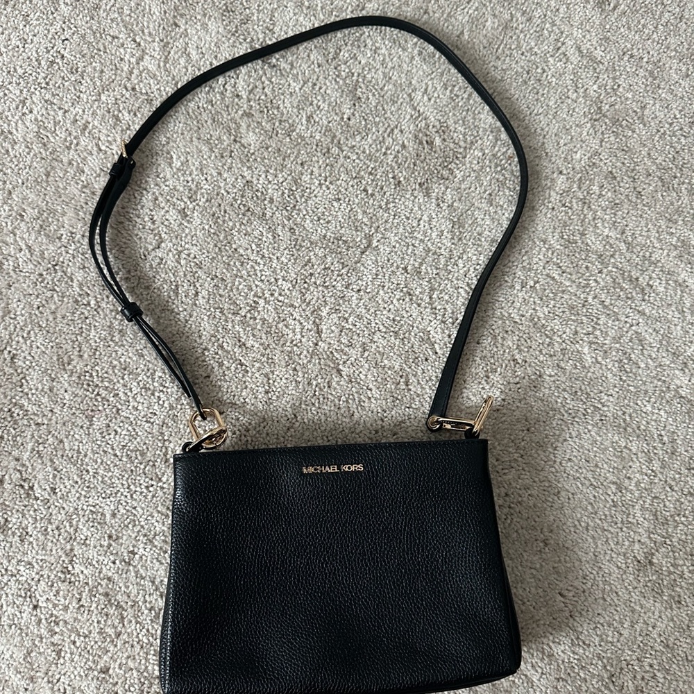 michael kors trisha crossbody black